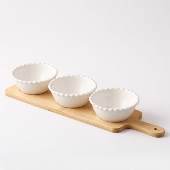 Bowl Set 3 Pcs with Stand